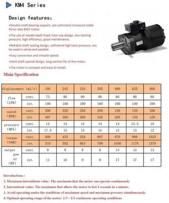 comprare Il freno idraulico dinamico KM4 va in automobile la pompa orbitale per il prodotto automatico online manufacture